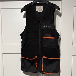 Men’s Beretta Outdoor Black and Orange Vest